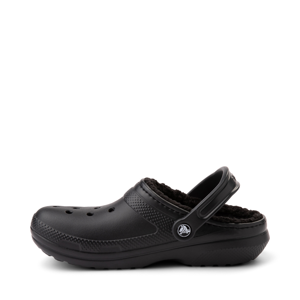 Crocs Classic Fuzz-Lined Clog - Black 