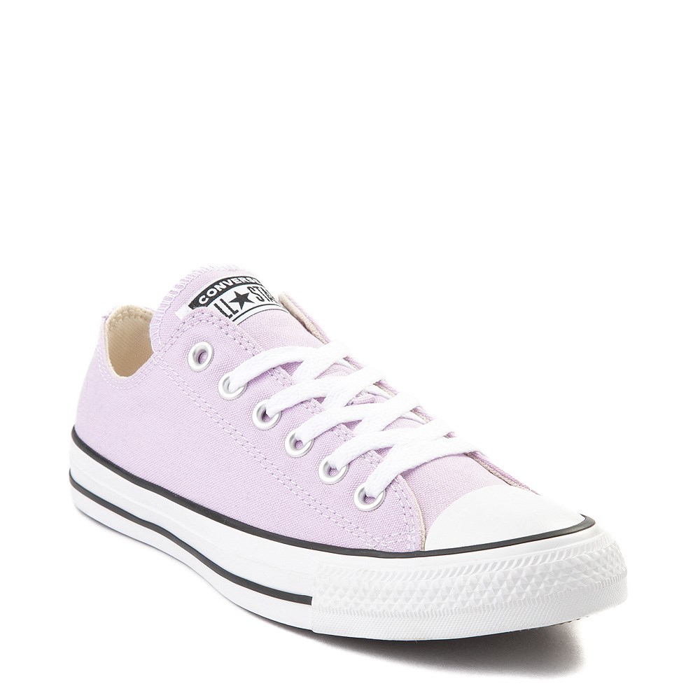 lilac converse low tops