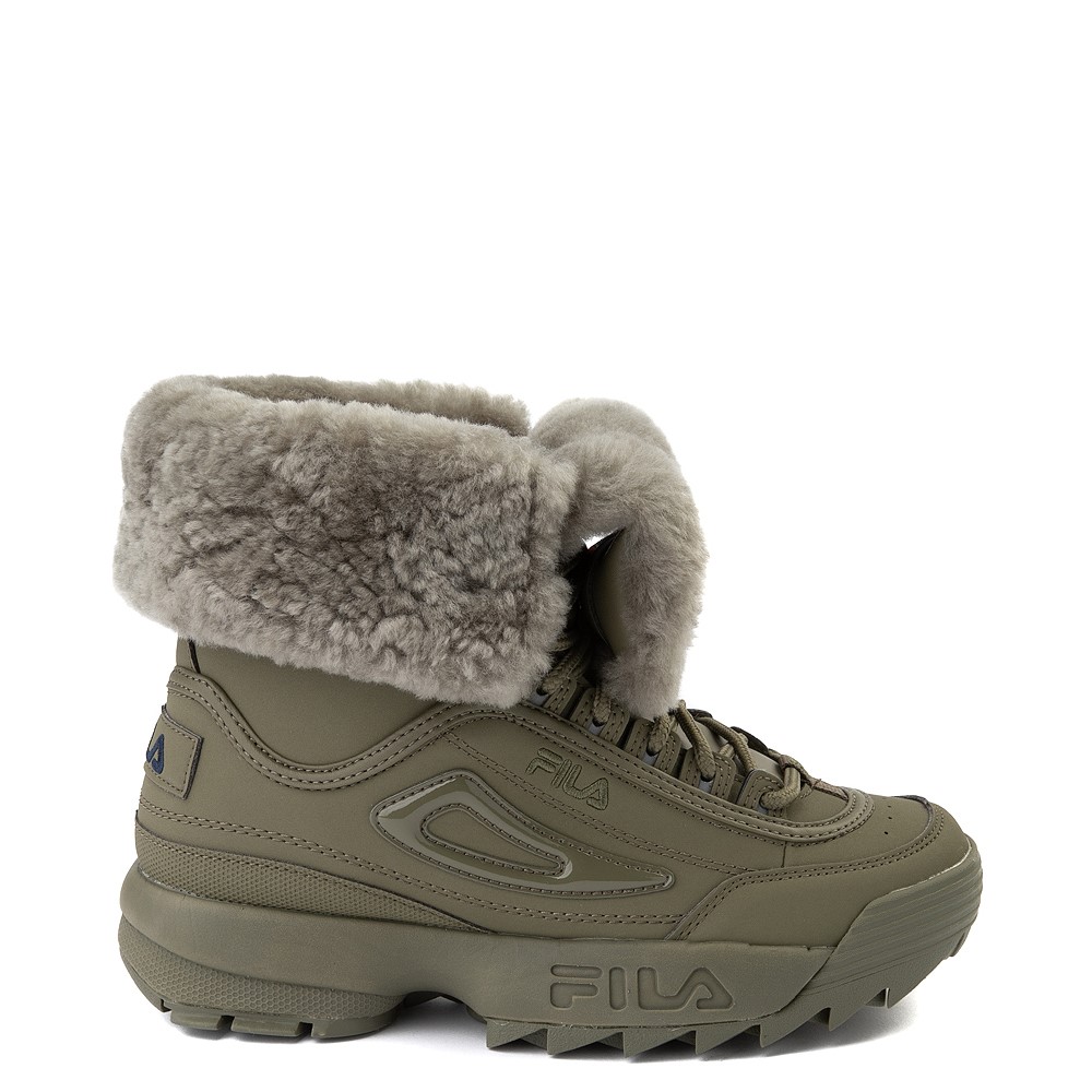 womens olive green boots