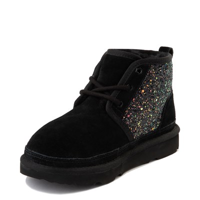 ugg black glitter boots