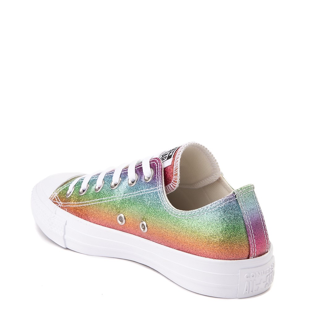 Converse Chuck Taylor All Star Lo Rainbow Glitter Sneaker - Multi | Journeys