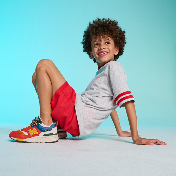 alternate view New Balance 997H Athletic Shoe - Little Kid - Vintage OrangeALT1B