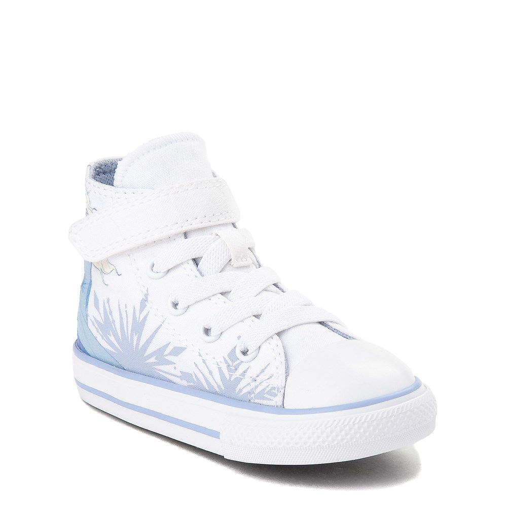 converse all star white leather 2 strap hi top