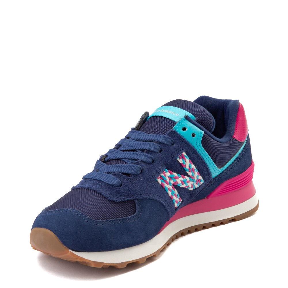 new balance 574 blue and pink
