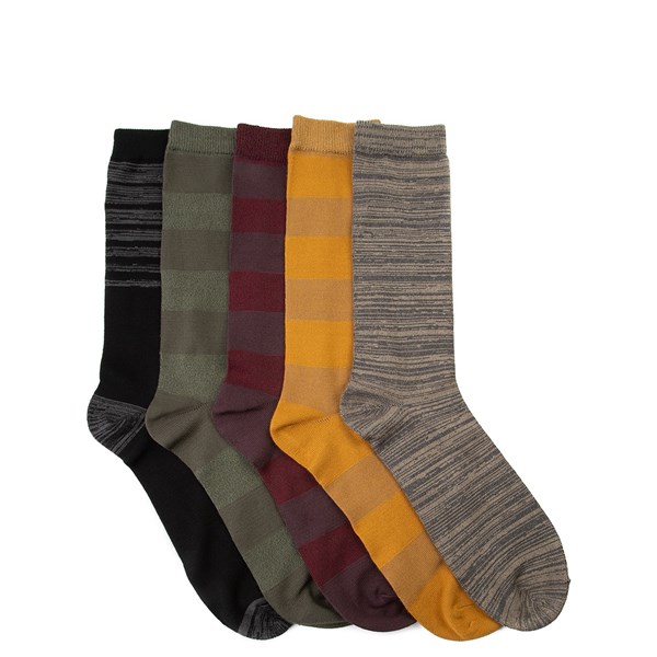 Mens Crew Socks 5 Pack - Black | Journeys