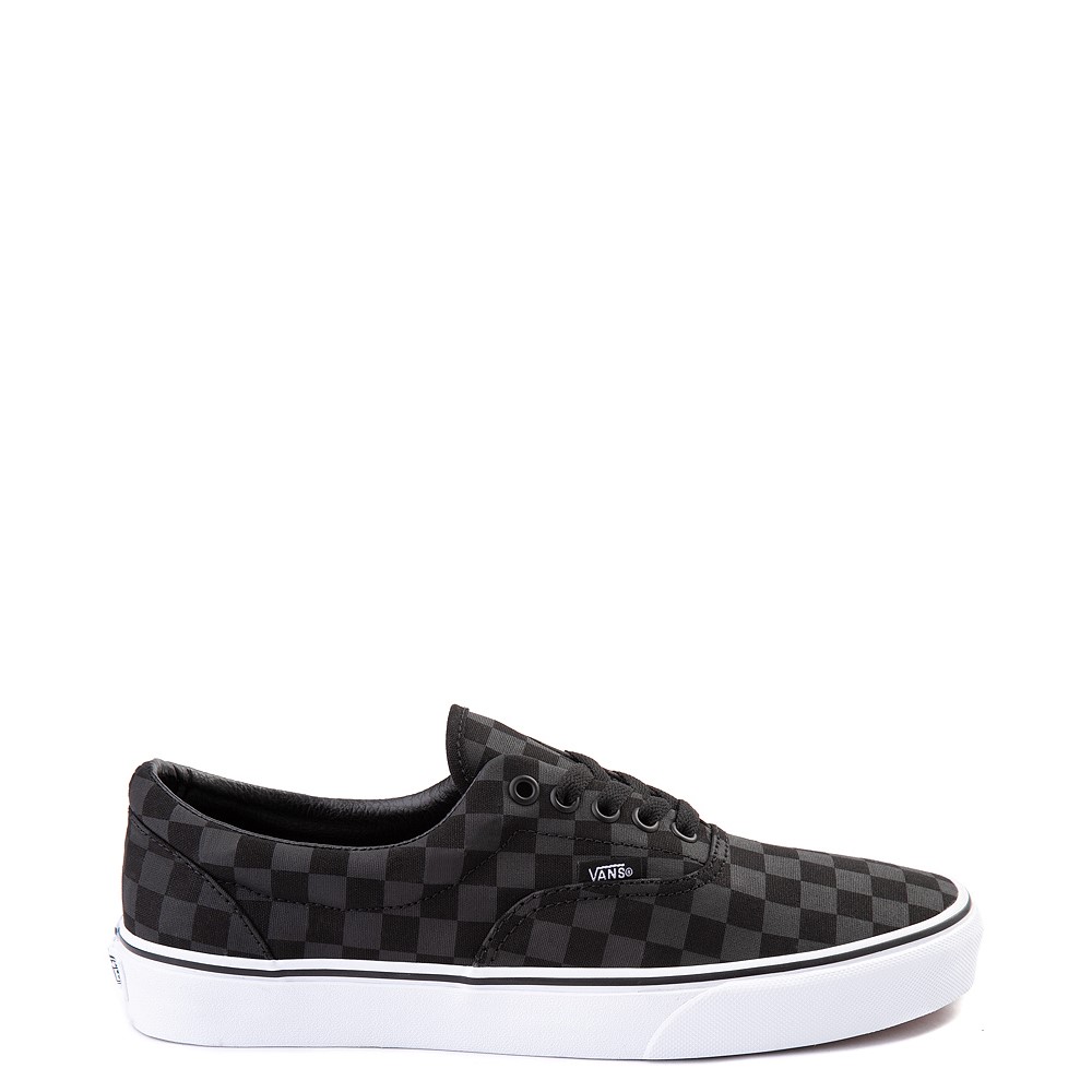 vans checkerboard shoes black