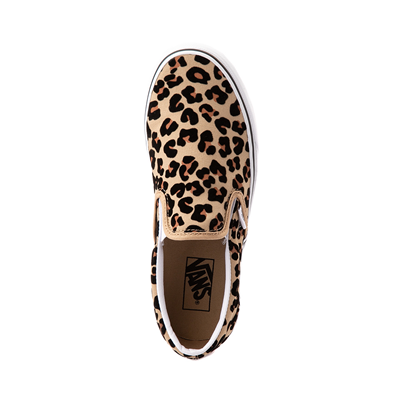 vans leopard slip on