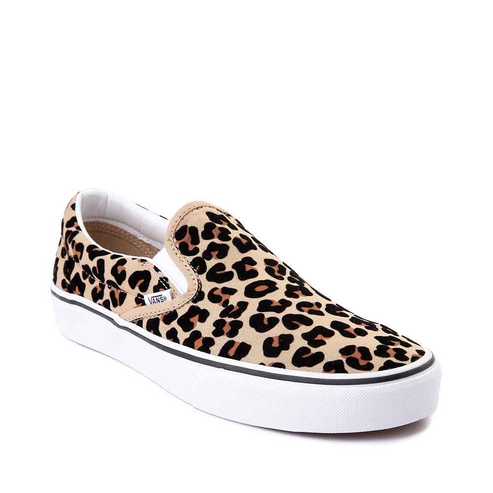 Womens Causal Slip On Leopard elastic Printed Sneakers Loafers Shoes 