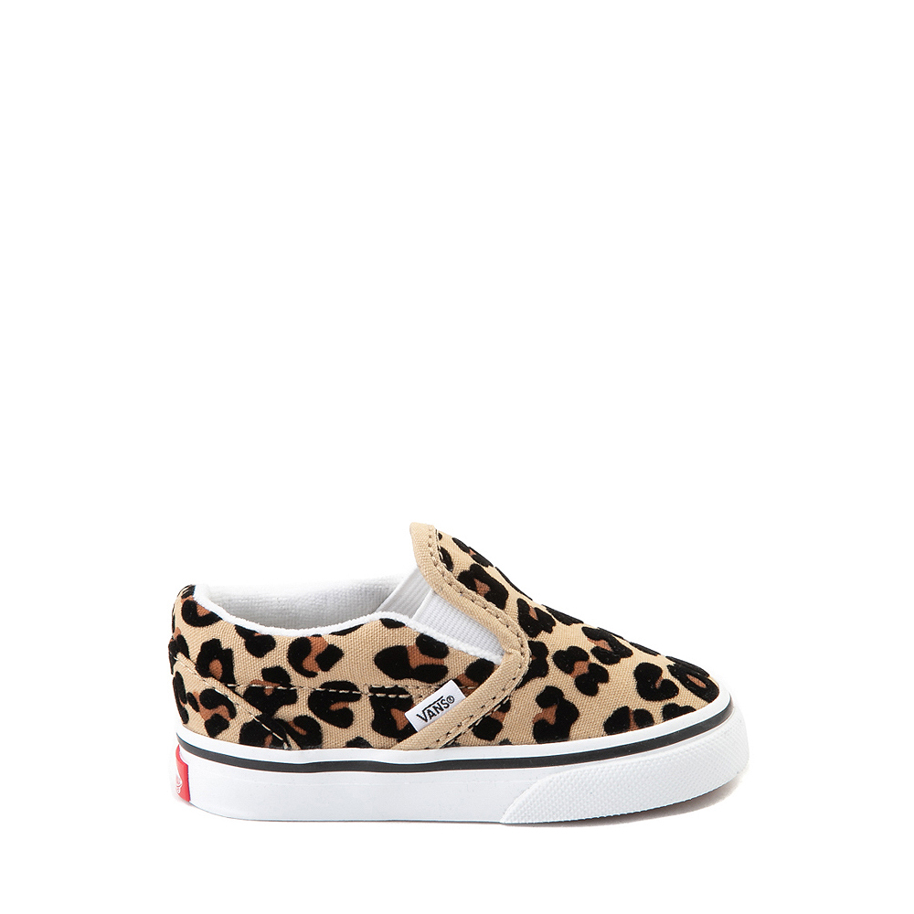 leopard slip on tennis shoes