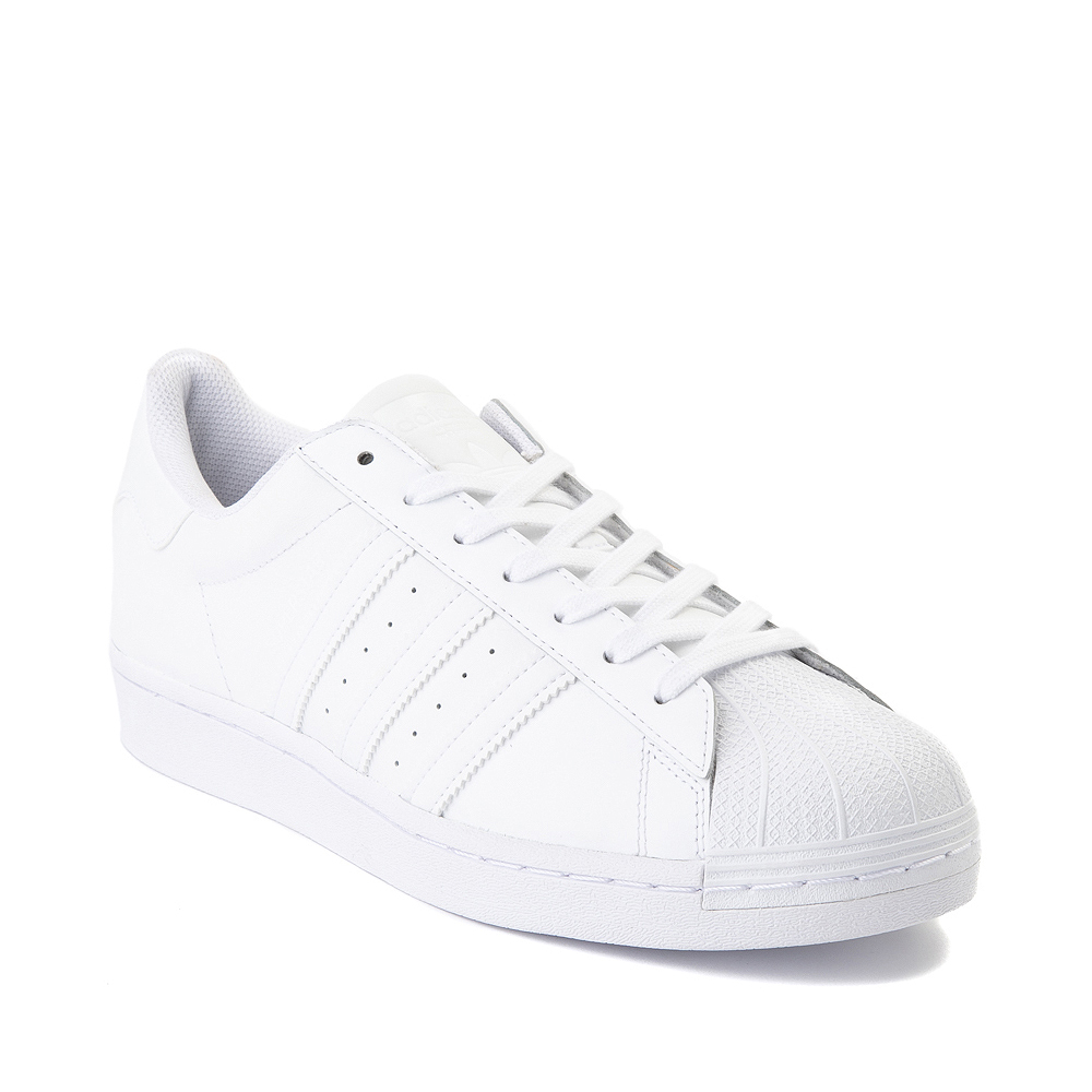Mens adidas Superstar Athletic Shoe - White Monochrome