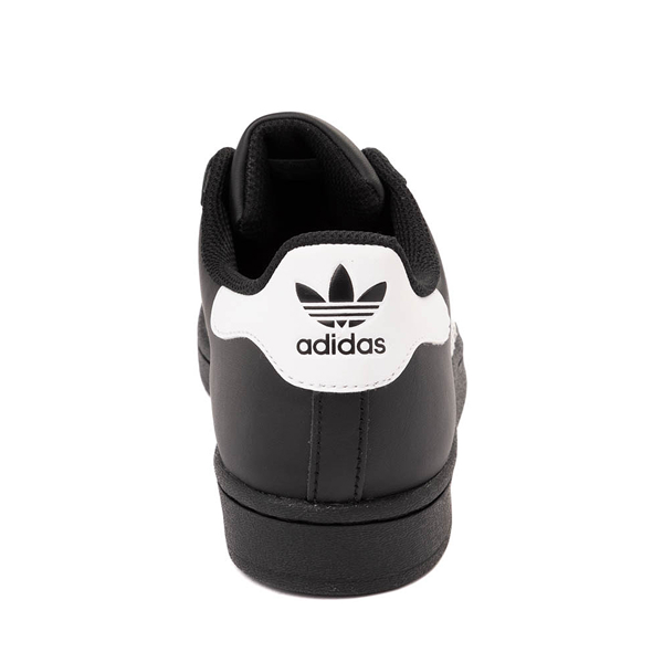 alternate view adidas Superstar Athletic Shoe - Big Kid - Black / WhiteALT4