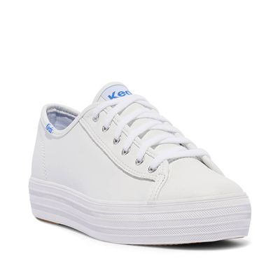 platform white keds