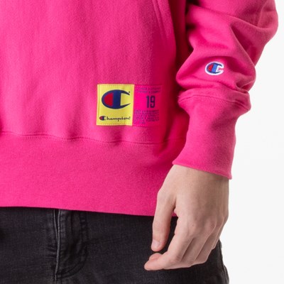 neon pink champion sweatshirt