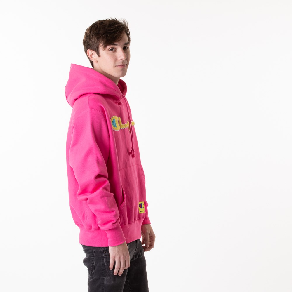 pink champion hoodie boys