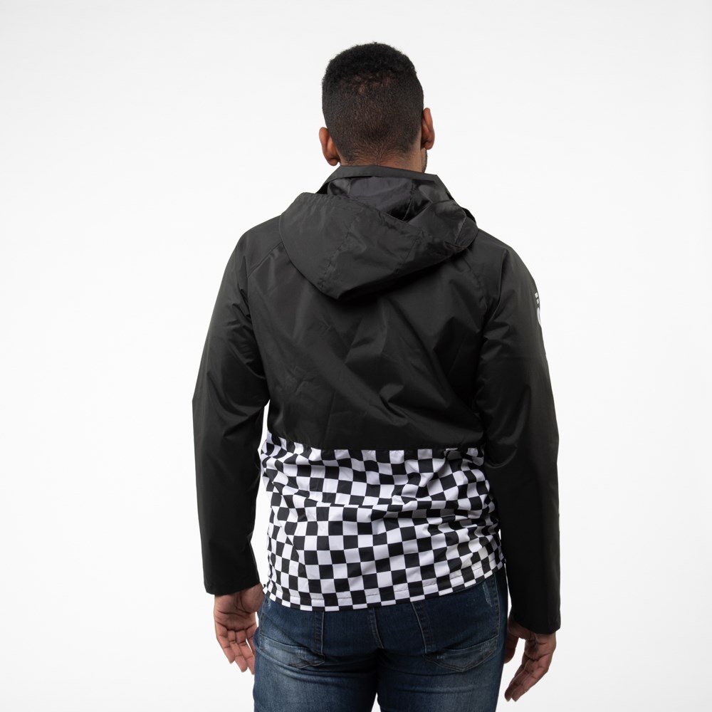 checkerboard vans jacket