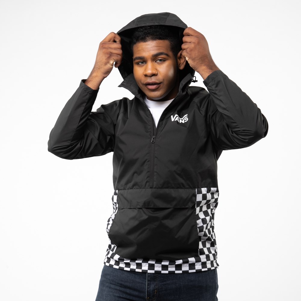 vans checkerboard hoodie mens