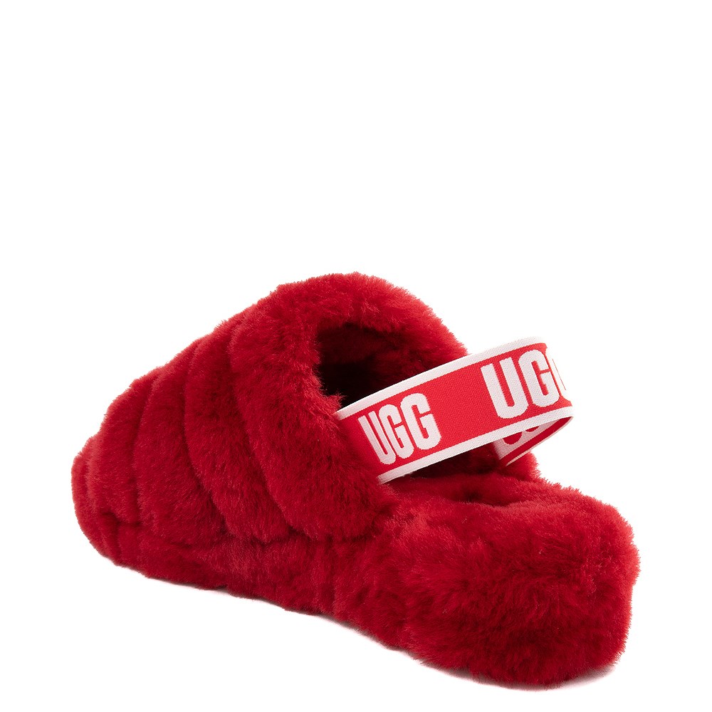 red ugg fluff yeah
