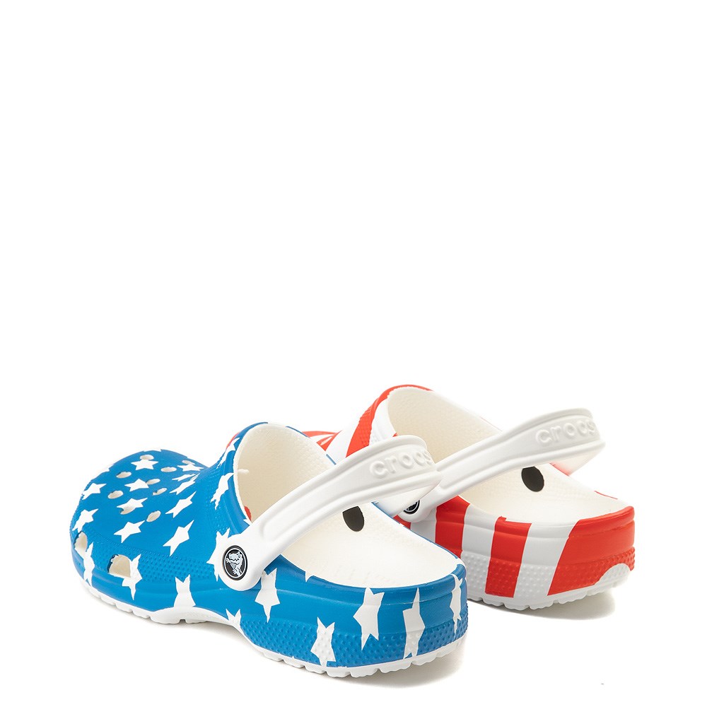 kids american flag crocs