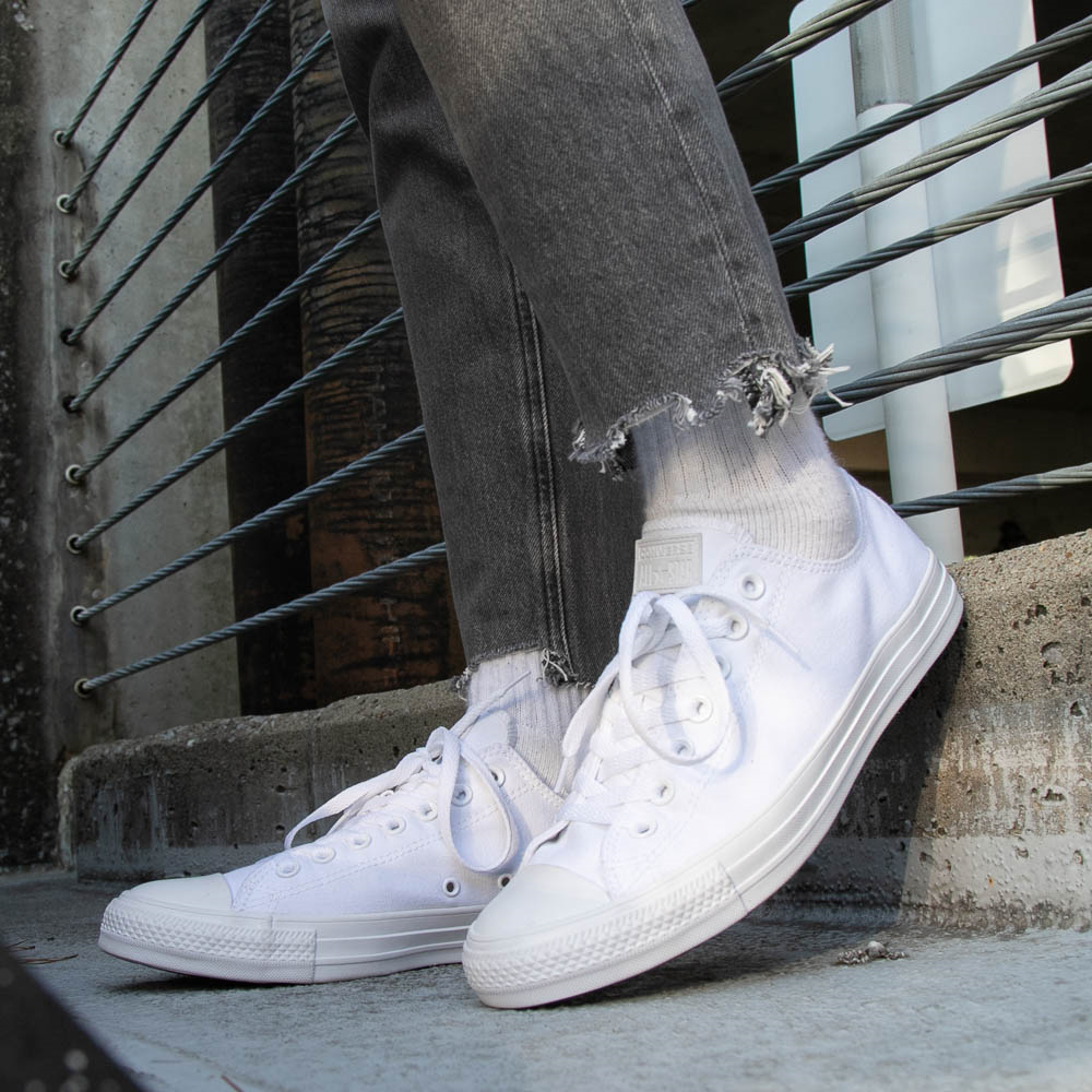 Converse Chuck Taylor All Star Lo Sneaker - White Monochrome | Journeys