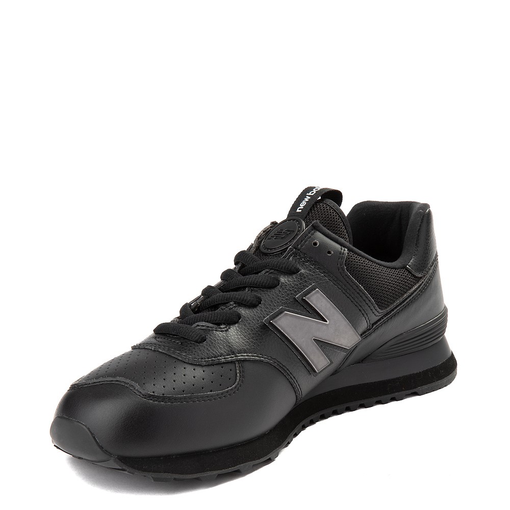all leather new balance 574