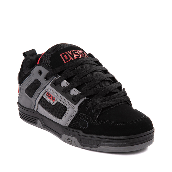 alternate view Mens DVS Comanche Skate Shoe - Black / Gray / RedALT1