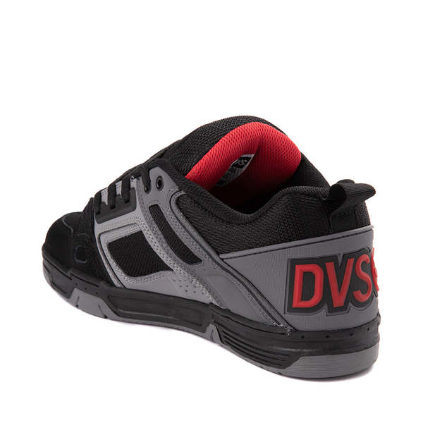 alternate view Mens DVS Comanche Skate Shoe - Black / Gray / RedALT2
