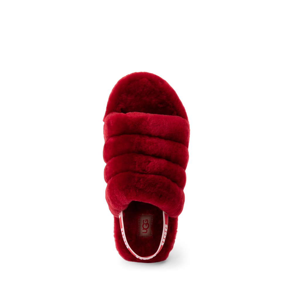 big kid red ugg slippers