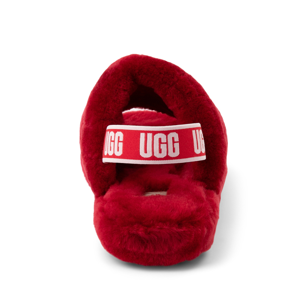 UGG® Fluff Yeah Slide Sandal - Little Kid / Big Kid - Ribbon Red ...