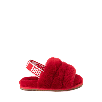 UGG® Fluff Yeah Slide Sandal - Toddler / Little Kid - Ribbon Red