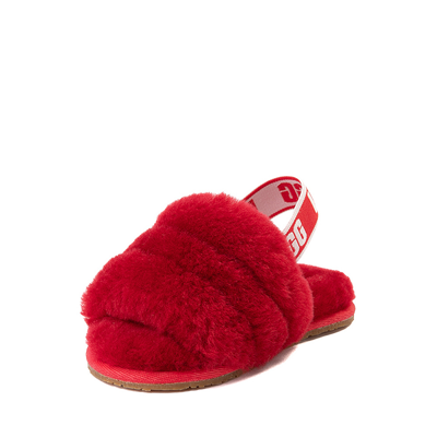 UGG® Fluff Yeah Slide Sandal - Toddler / Little Kid - Ribbon Red 
