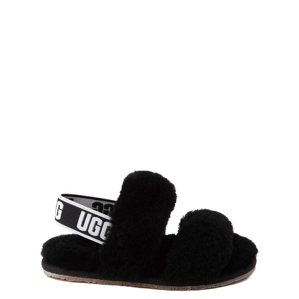 UGG® Oh Yeah Slide Sandal - Toddler / Little Kid - Black | Journeys