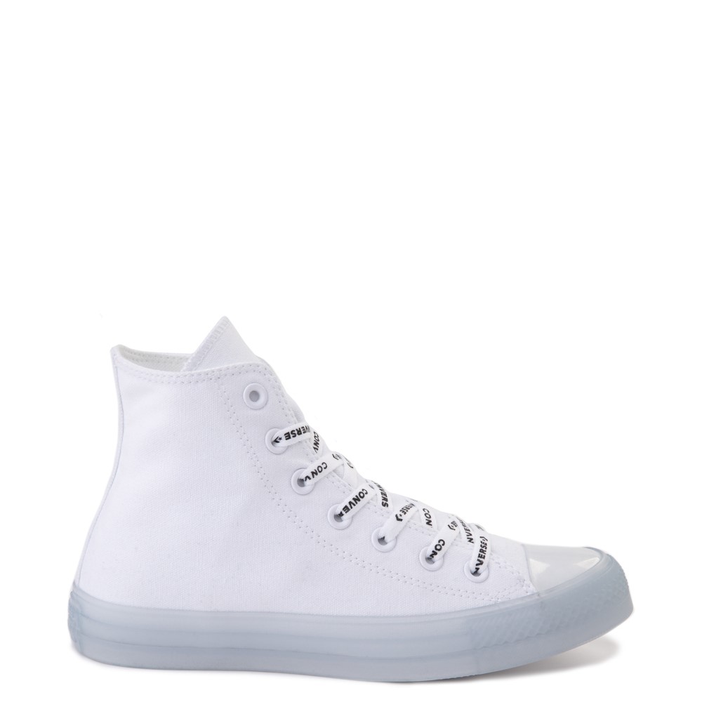 journeys white leather converse