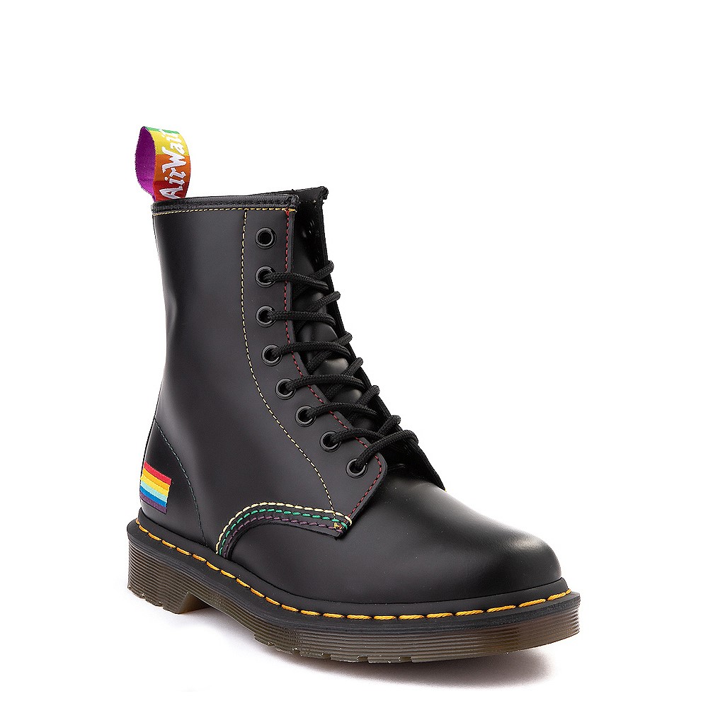 Dr. Martens 1460 8-Eye Pride Boot - Black | Journeys