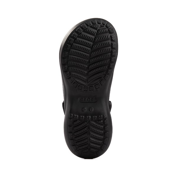 alternate view Womens Crocs Classic Bae Platform Clog - BlackALT3