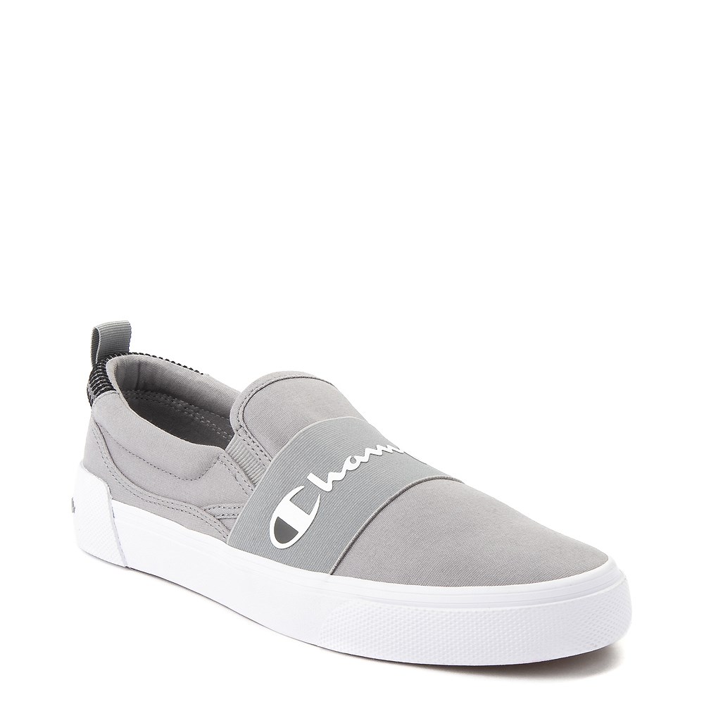 men's gray slip on shoes