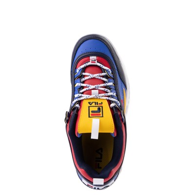 red and yellow filas