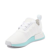 adidas nmd white and blue womens