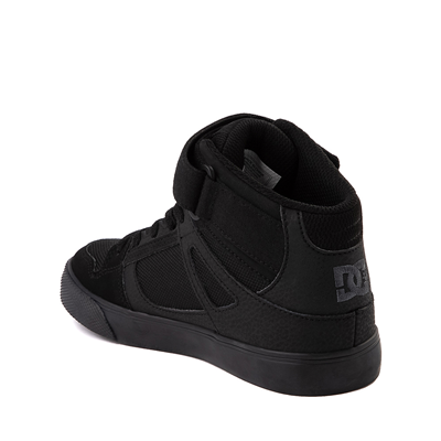 Alternate view of DC Pure Hi EV Skate Shoe - Little Kid / Big Kid - Black Monochrome