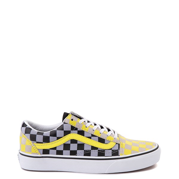 vans old skool yellow checkerboard