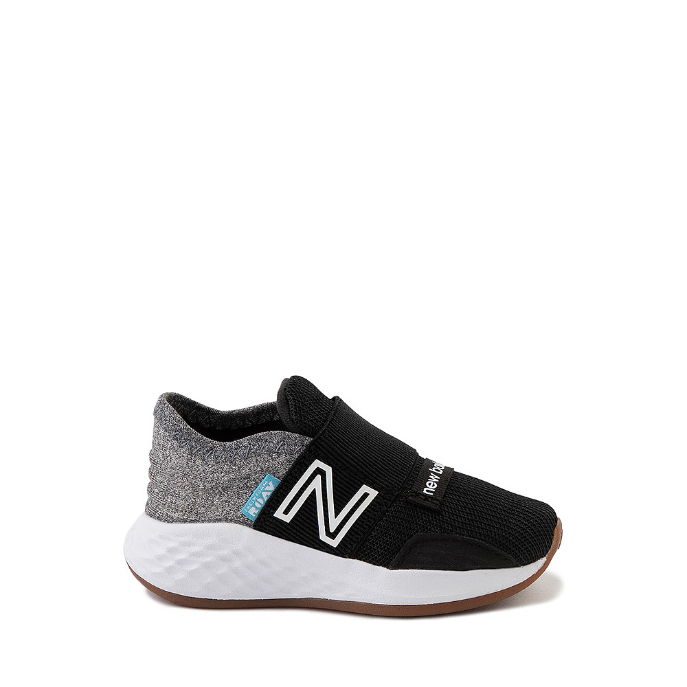 New Balance Fresh Foam Roav Slip On Athletic Shoe - Baby / Toddler - Black / Light Gray
