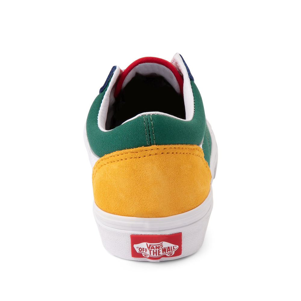 vans green yellow and red