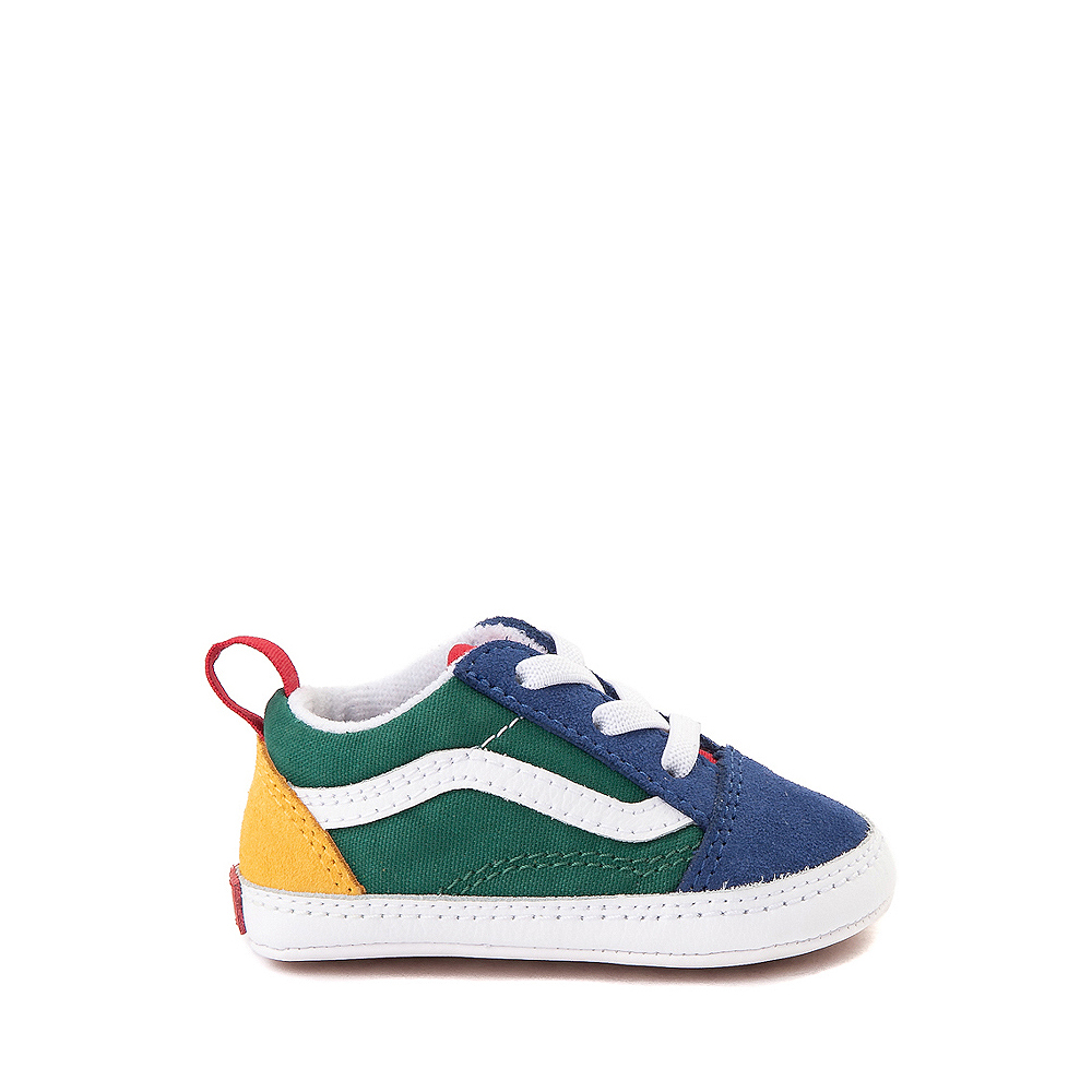 Vans Old Skool Skate Shoe - Baby - Blue / Green / Yellow
