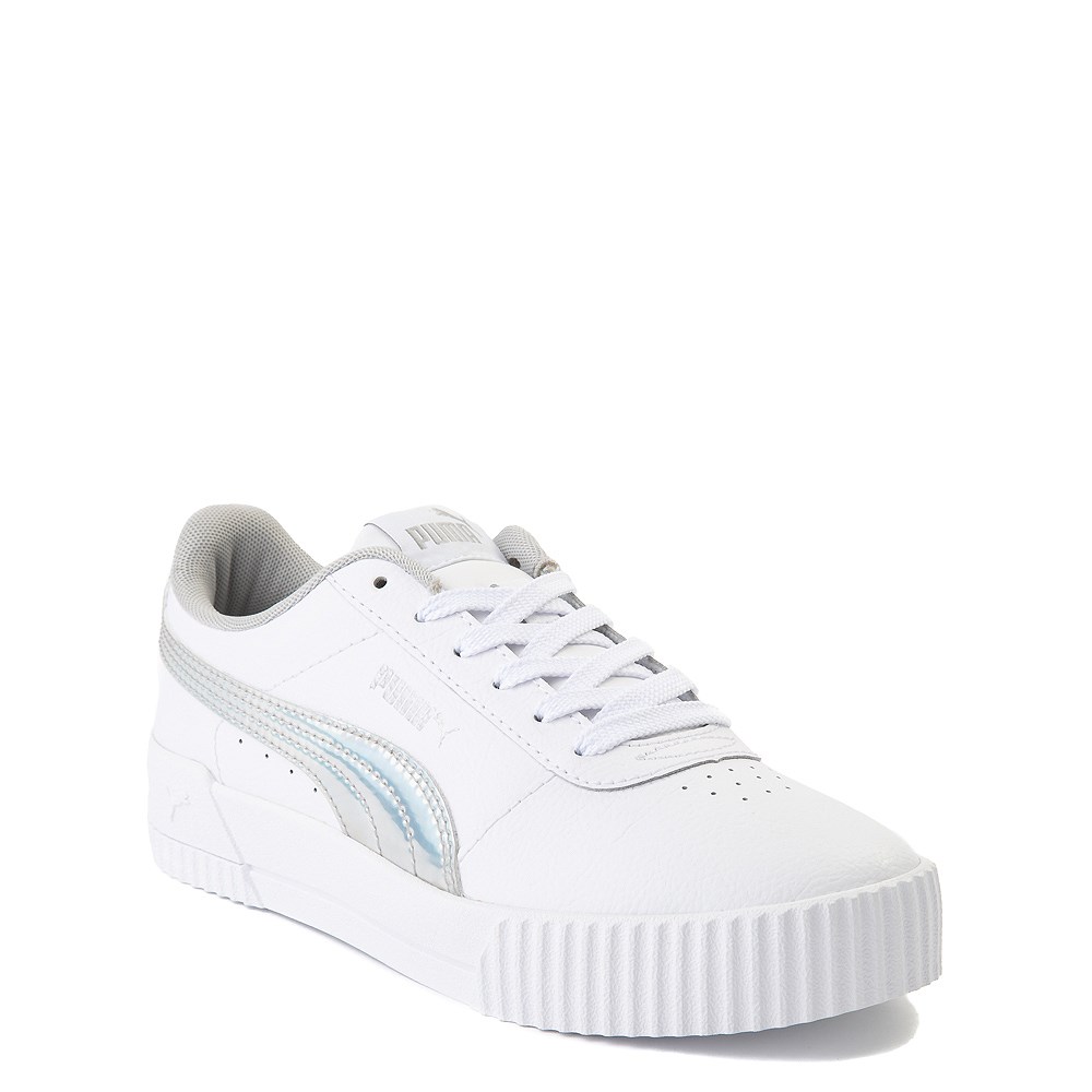 puma carina white sneakers