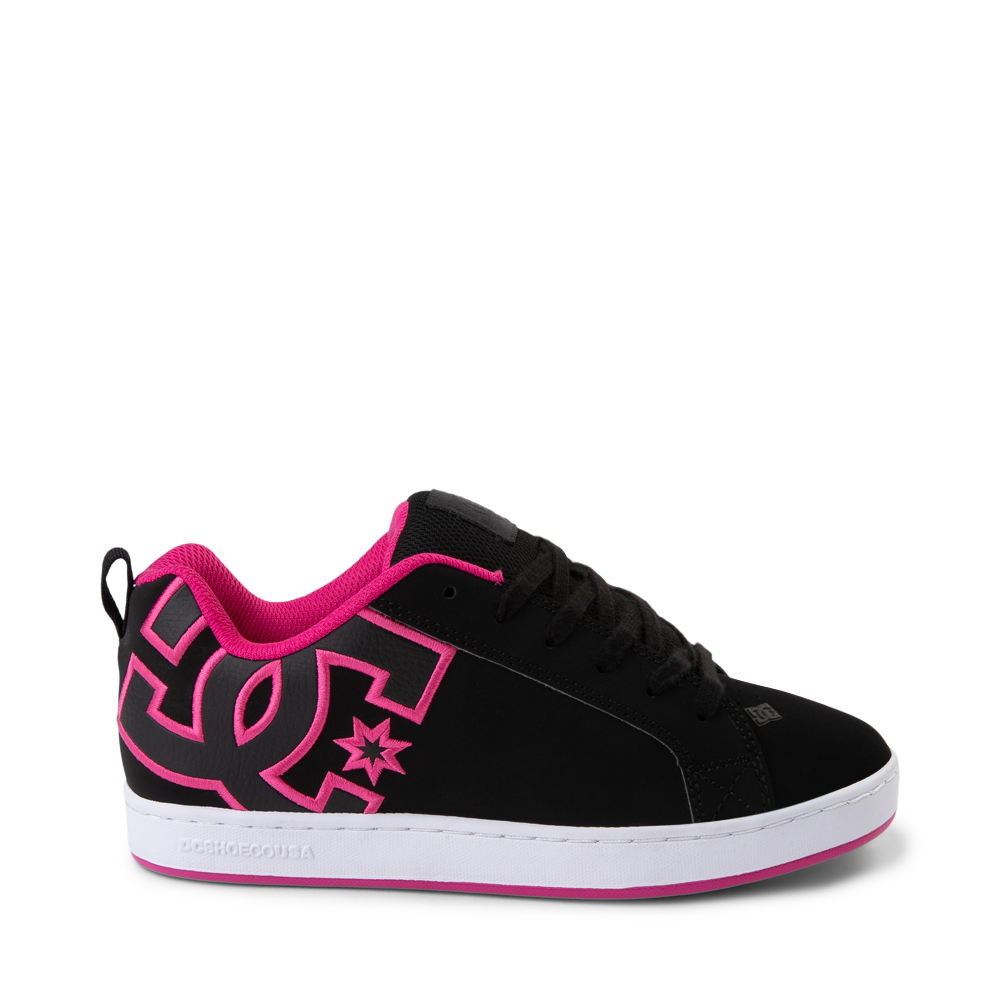 Smederij Desillusie Verbazingwekkend Womens DC Court Graffik Skate Shoe - Black / Pink | Journeys