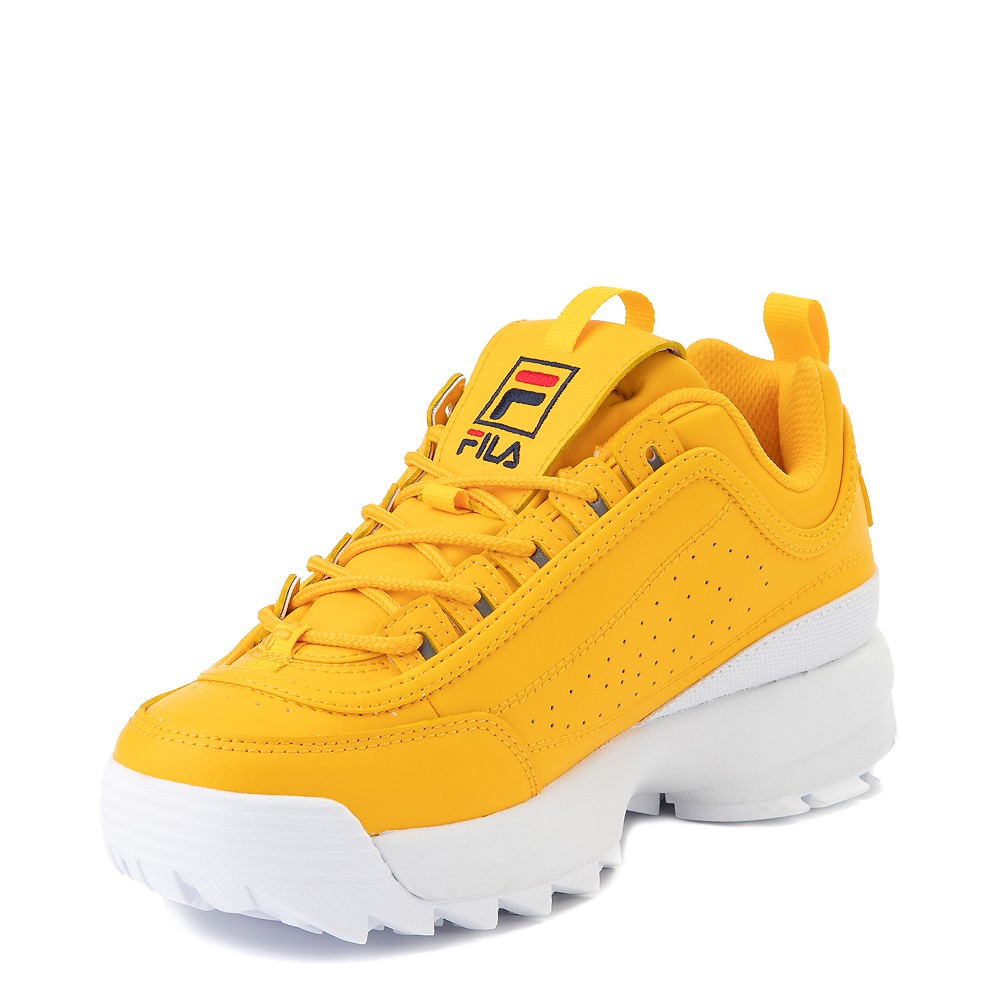 fila yellow tennis shoes
