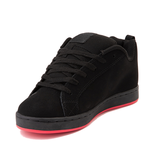 alternate view Womens DC Court Graffik Skate Shoe - Black / Hot PinkALT2
