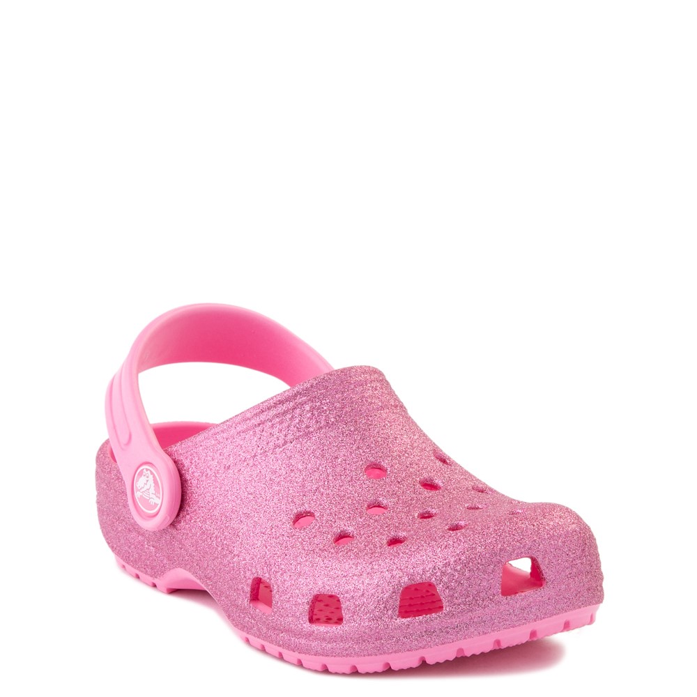 Peck Stænke Fortære Crocs Classic Glitter Clog - Baby / Toddler / Little Kid - Pink Lemonade |  Journeys
