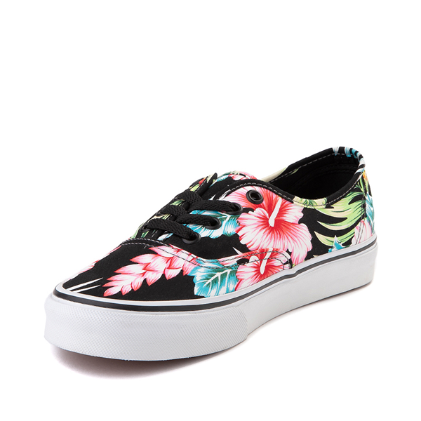 alternate view Vans Authentic Hawaiian Floral Skate Shoe - BlackALT2