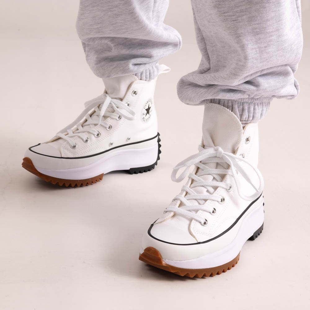 Converse Run Star Hike Platform Sneaker - White / Black / Gum