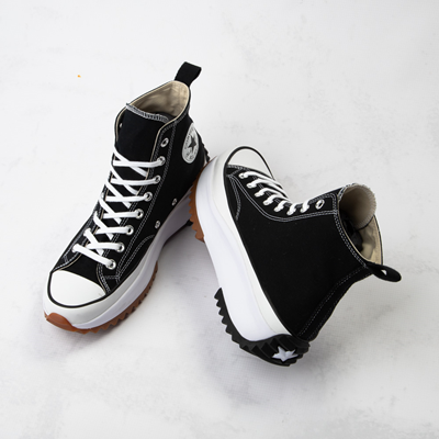 Alternate view of Converse Run Star Hike Platform Sneaker - Black / White / Gum